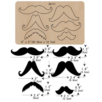 

New Black beard Wooden die Scrapbooking C2111 Cutting Dies