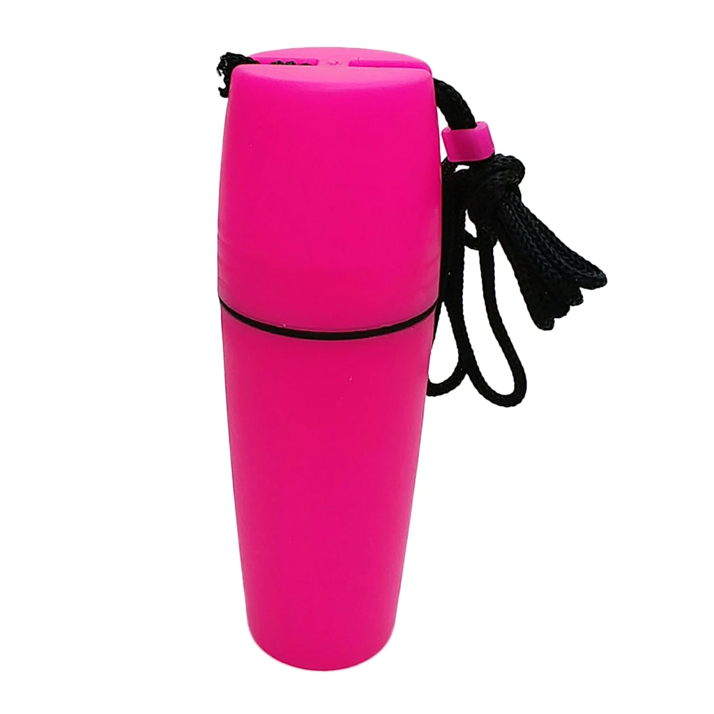 Waterproof Dry Canister Container Bottle Case O-ring Sealed with Lanyard for Kayaking Swimming Canoeing Swimming Boating