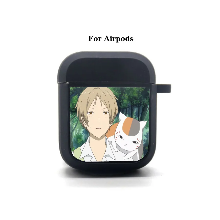 

Anime Natsume yuujinchou AirPods 2 case Cover Apple AirPods 2 Earphone bag Soft Silicone Bluetooth Protective Earphone Case