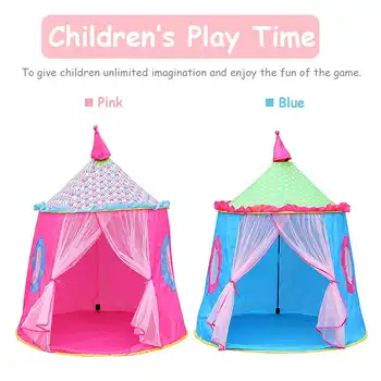 

137 x 140CM Portable Princess Tent Kids Toys Tents Indoor Outdoor Boy Girl Children Toy Children Toy Tent kit