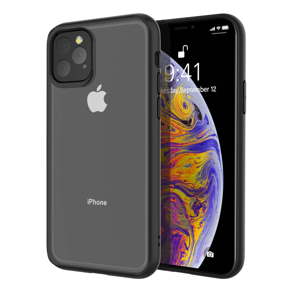 

For iPhone 11 11 Pro 11 Pro Max Case Hybrid TPU+PC Transparent Soft Bumper Shockproof Cover for iPhone 11 Pro 2019 Case Clear
