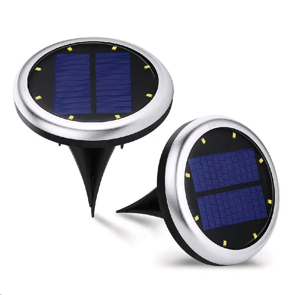 SOLLED 8 светодиодов на солнечных батареях высокой яркости подземный тротуарный свет погребенные лампы для садовой лужайки