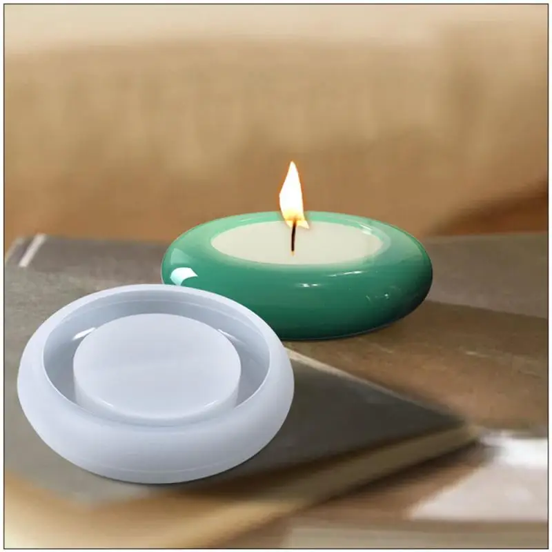 Silicone Mold Candle Holder Mould Coaster Mold Decorative Craft DIY Epoxy Resin Mould Jewelry Tool Tray Mold Resin Crafts