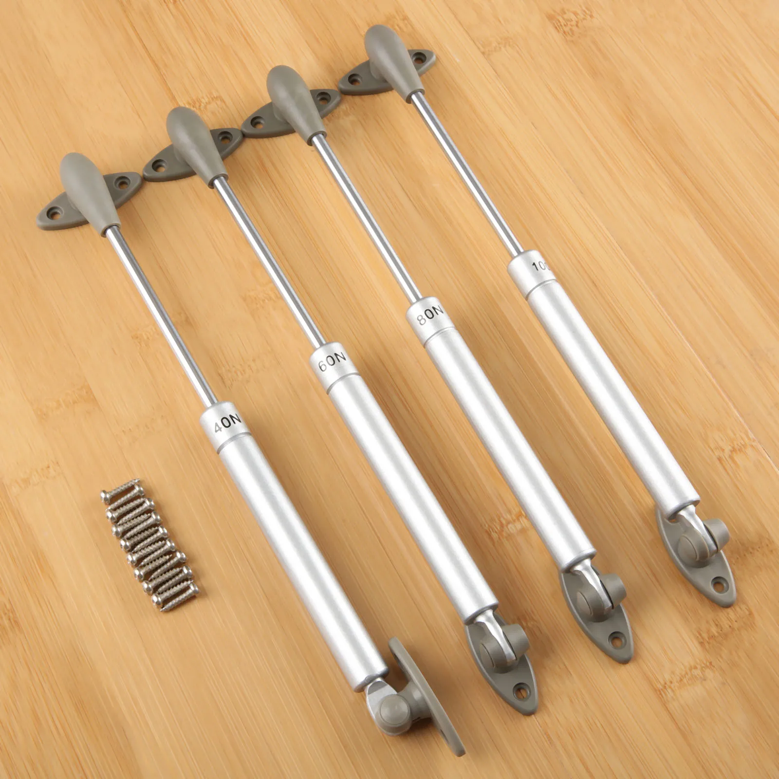 1Pc 40N/60N/80N/100N Porta Dell'Armadio Per Mobili Sollevare Supporto Pneumatico Molla A Gas Idraulica Supporto Ammortizzatore Con Viti Di Montaggio 2