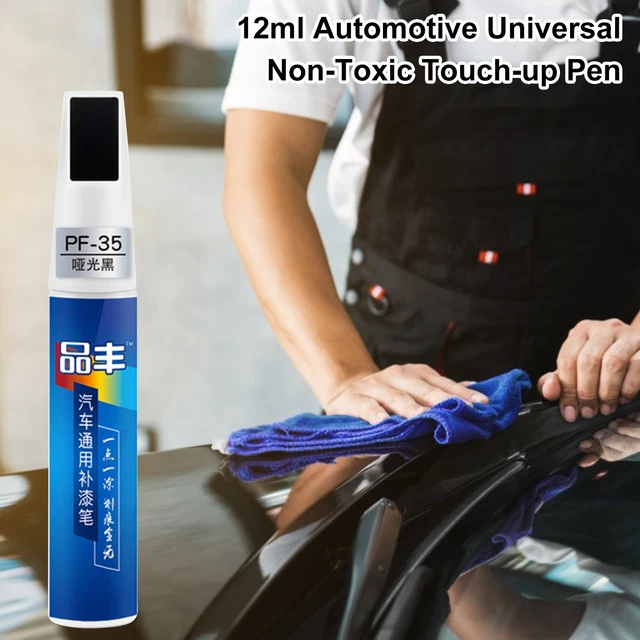 Bolígrafo de pintura para reparación de arañazos de coche, lápiz de retoque  no tóxico, color negro mate - AliExpress