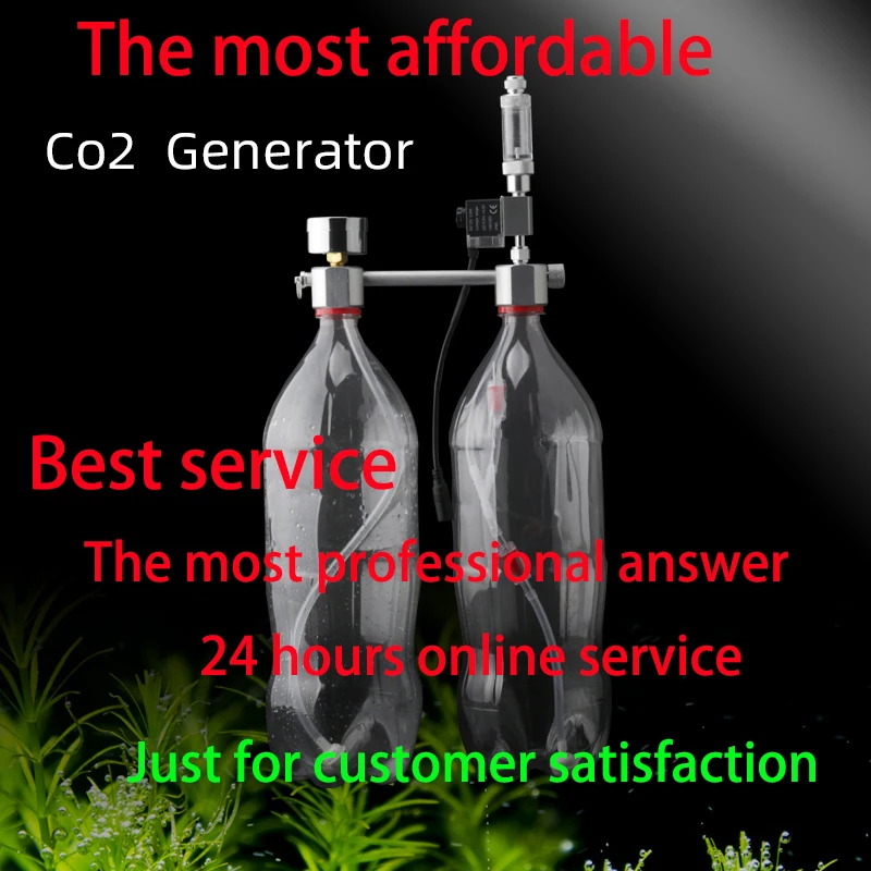 

Aquarium CO2 Regulator System Kit co2 Diffuser Generator with Valve Bubble Atomizer Solenoid Fish Tank Carbon Dioxide For Plants