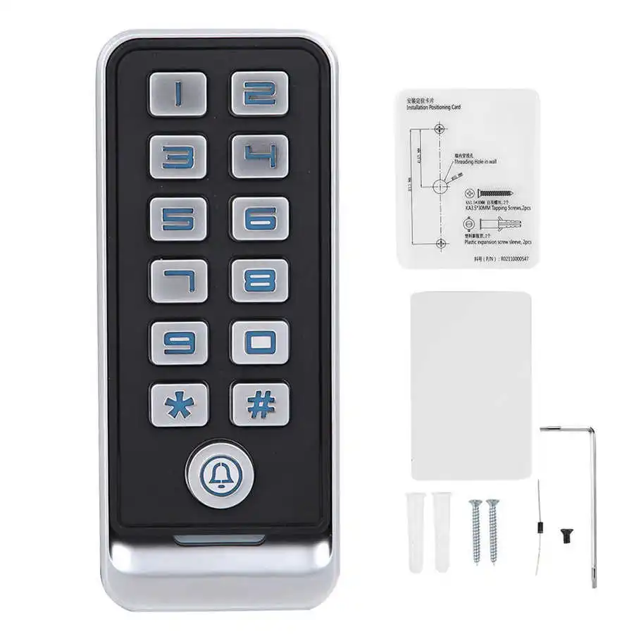 13 56 МГц RFID Контроль доступа комплект пароль карты разблокировки Wiegand26/34 IP67