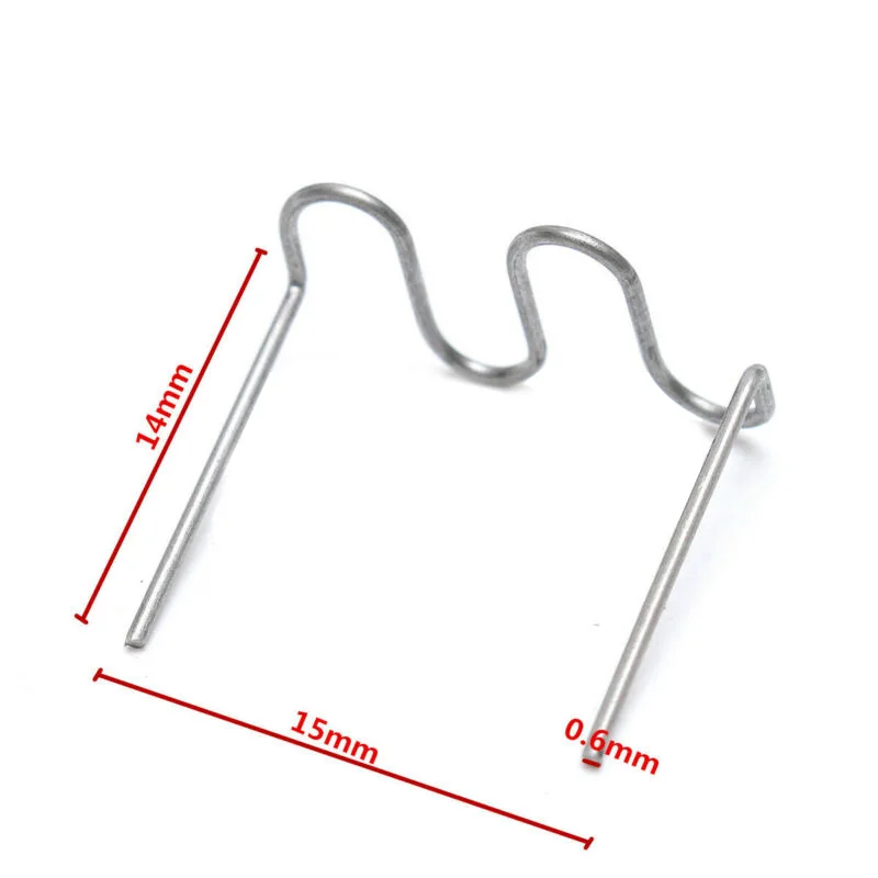 

Gray Hot Staples Standard Pre Cut 0.6mm For Plastic Stapler Repair Welder
