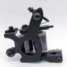 Лучшие Катушки татуировки машина пистолет татуировки 10 обмотки катушки татуировки GunSteel татуировки Рамка для шейдера maquina tatuaje катушки машины