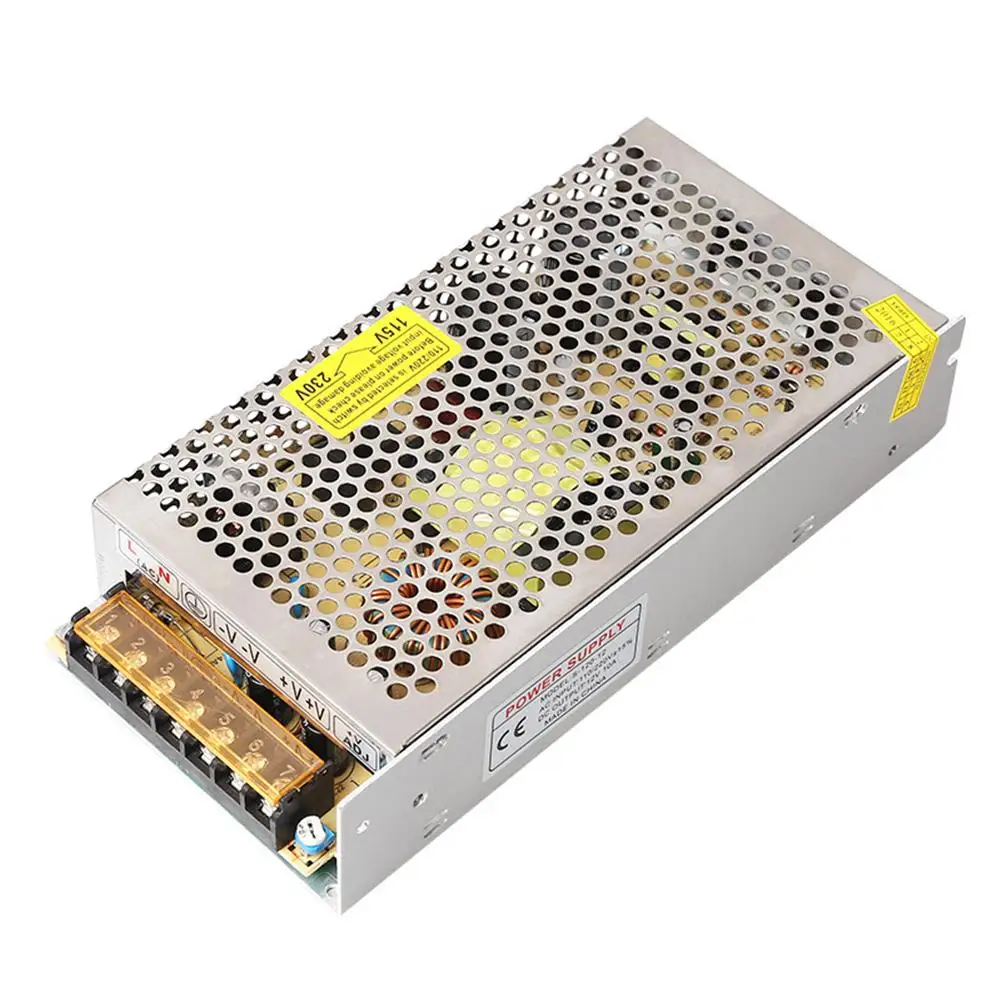 12V 10A 120W Питание адаптер Быстрое рассеивание тепла коррозионно-стойкие преобразователь для Светодиодные ленты света