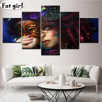 

5d Diamond Painting Mask beauty Cross Stitch diy Diamond Embroidery wall art Full Square/round Drill Home Decor Gift Handmade