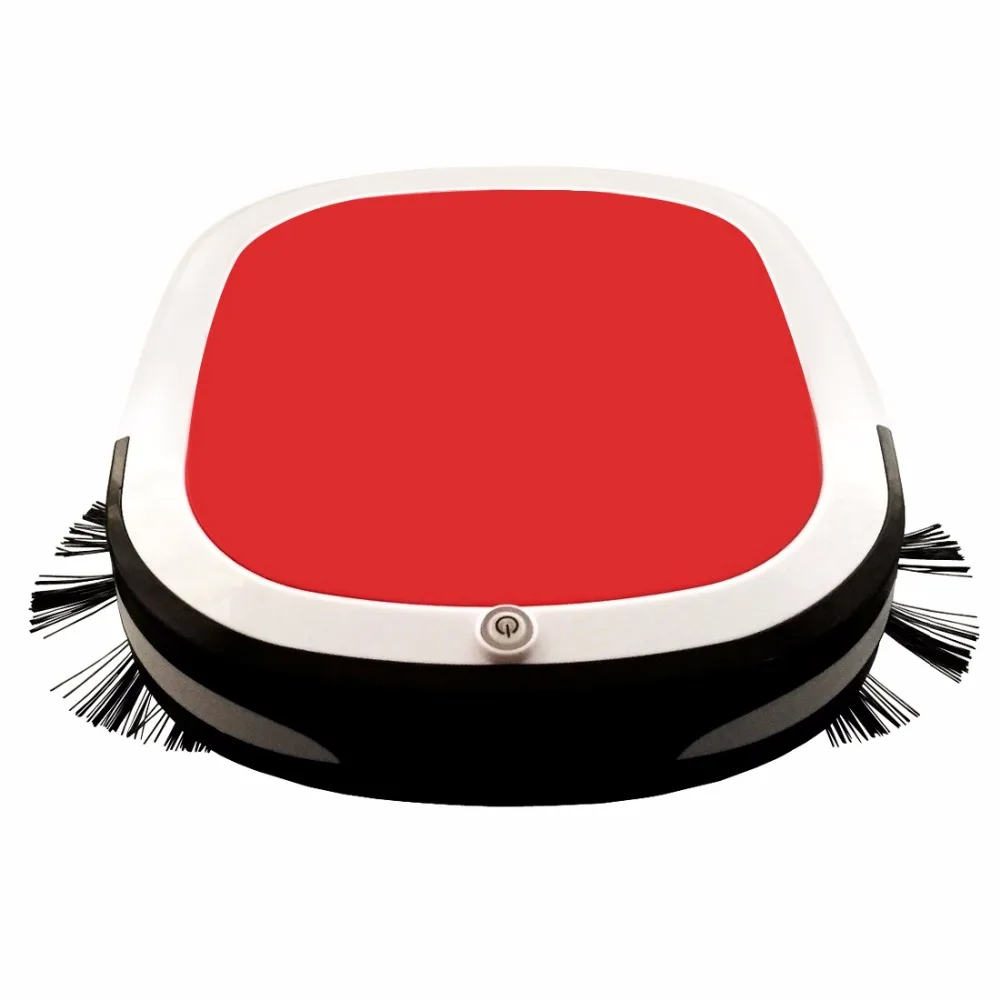 

Us Plug Usb Rechargeable Electric Cordless Sweeper Robot Automatic Robot Vacuum Cleaner Household Cleaning Mop The Floor red