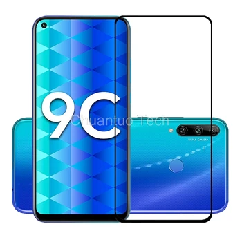 

30 Pcs/Lot 9H Premium Tempered Glass for Huawei Honor 9C Full Coverage Screen Protector Protective Film for Huawei Honor 9C