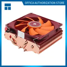 Thermalright AXP90 CPU radyatör 47mm ince 4 ısı borusu masaüstü bilgisayar düğmesi aşağı radyatör Intel 1155 1156 AMD AM4