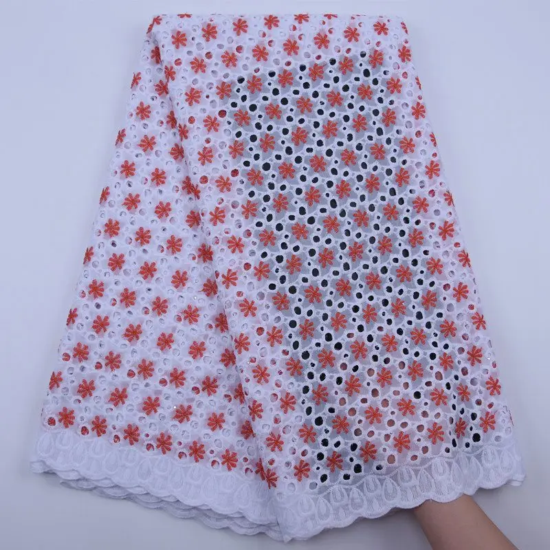 Новая модная швейцарская вуаль кружева в Швейцарии Чистый хлопок африканская