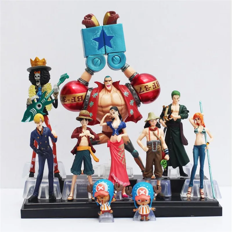 Экшн фигурки из японского аниме бесплатная доставка коллекция фигурок luffy nami roronoa