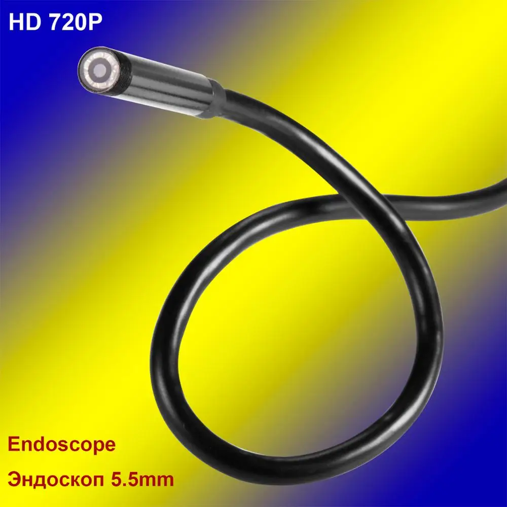 

5.5mm Endoscope Camera Micro USB OTG Type C HD 720P Inspection Borescope Camera For Android Phone & Computer