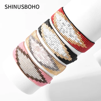 

MIYUKI Beads Bracelet Turkish Evil Eye Bracelets Femme Boho Pulseras Mujer Moda 2020 Women Jewelry Loom Beads Bileklik