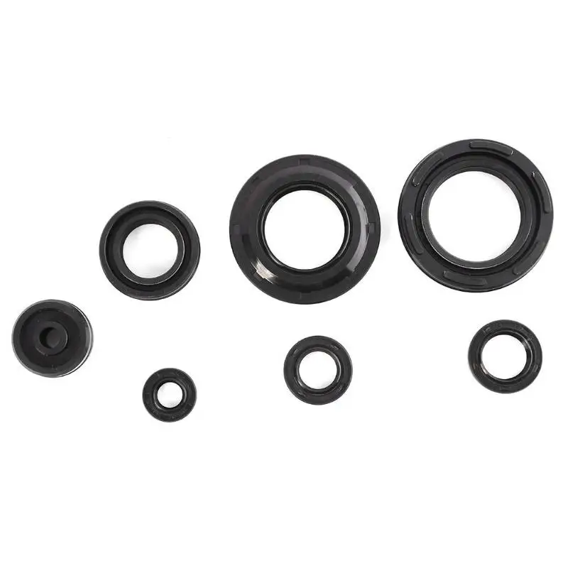 Комплект масляных уплотнений двигателя YFZ350 масляные уплотнения отличный и прочный резиновый процесс для YAMAHA BANSHEE 350 1987-2006 ATV