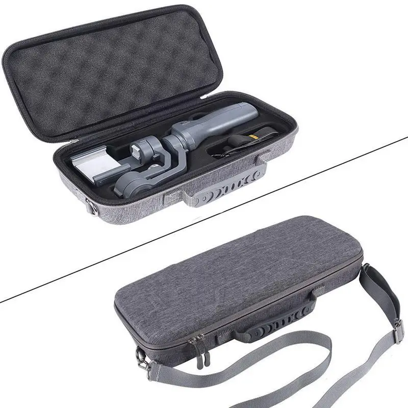 Жесткий EVA дорожный серый чехол для DJI OSMO Mobile 2 подходит USB автомобильного