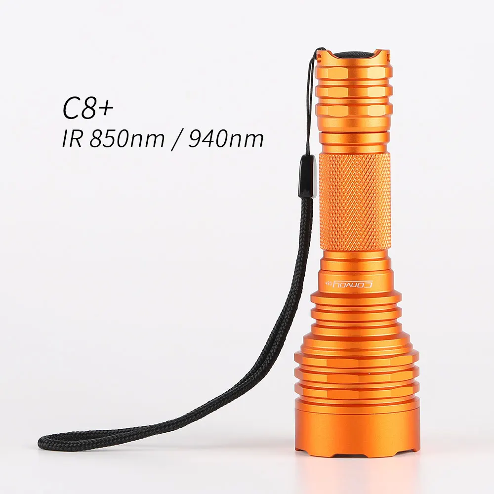 Convoy C8 + с luminus IR 850нм 940нм светильник 18650 вспышка инфракрасный | Освещение