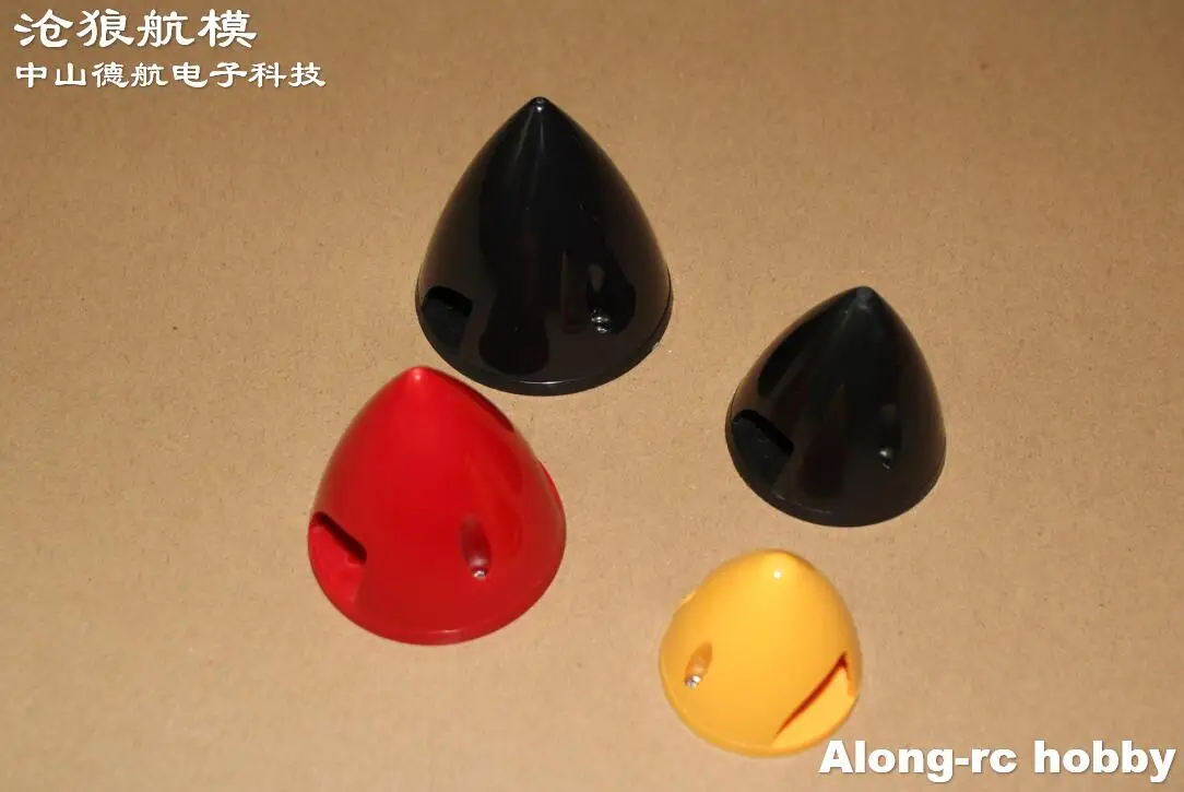 RC Plane Models Spare Part 3pcs Plastic Spinner --38mm or 45mm/ 51mm/ 57mm For Hobby Airplane Brushless Motor Propeller cowl | Игрушки и