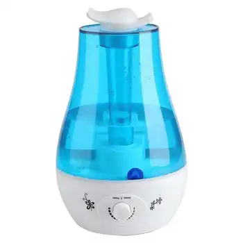 

3L Ultrasonic Humidifier Diffuser LED Light Home Office Room Mist Maker Air Purifier Double sprayer Oversea Fast Shipping