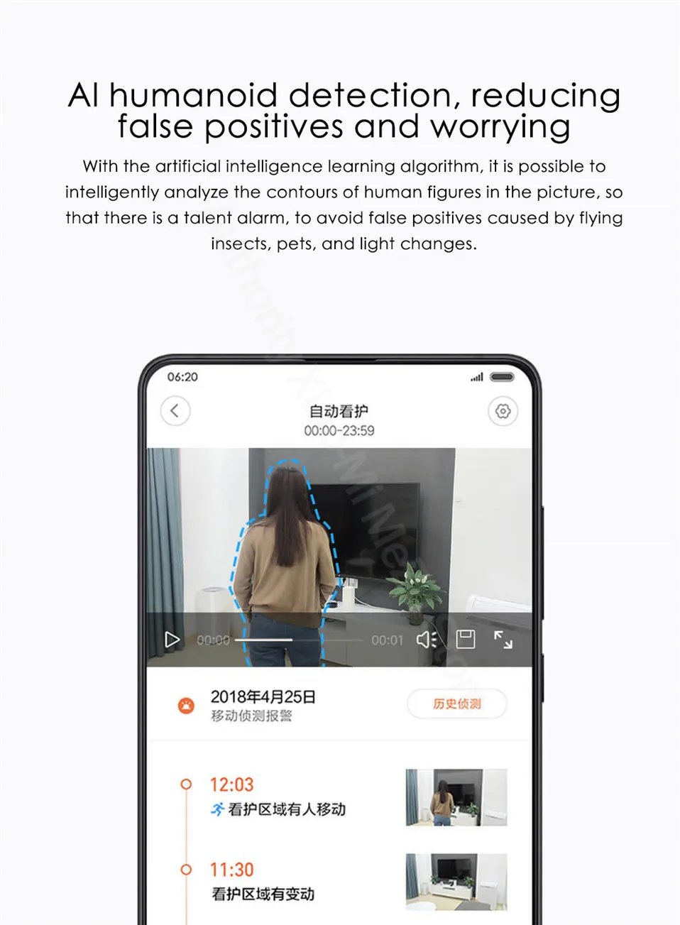 Xiaomi уличная камера водонепроницаемая 270 угол 1080P беспроводная wifi веб-камера H.265 ночное видение голосовой вызов Будильник МОНИТОР с MiHome