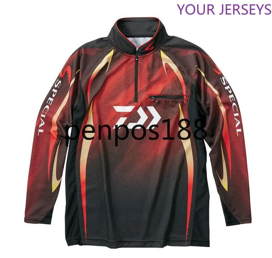 

New Long Sleeves Fishing Clothing Jersey DAIWA Anti-UV Breathable Sportswear Clothes Shirt