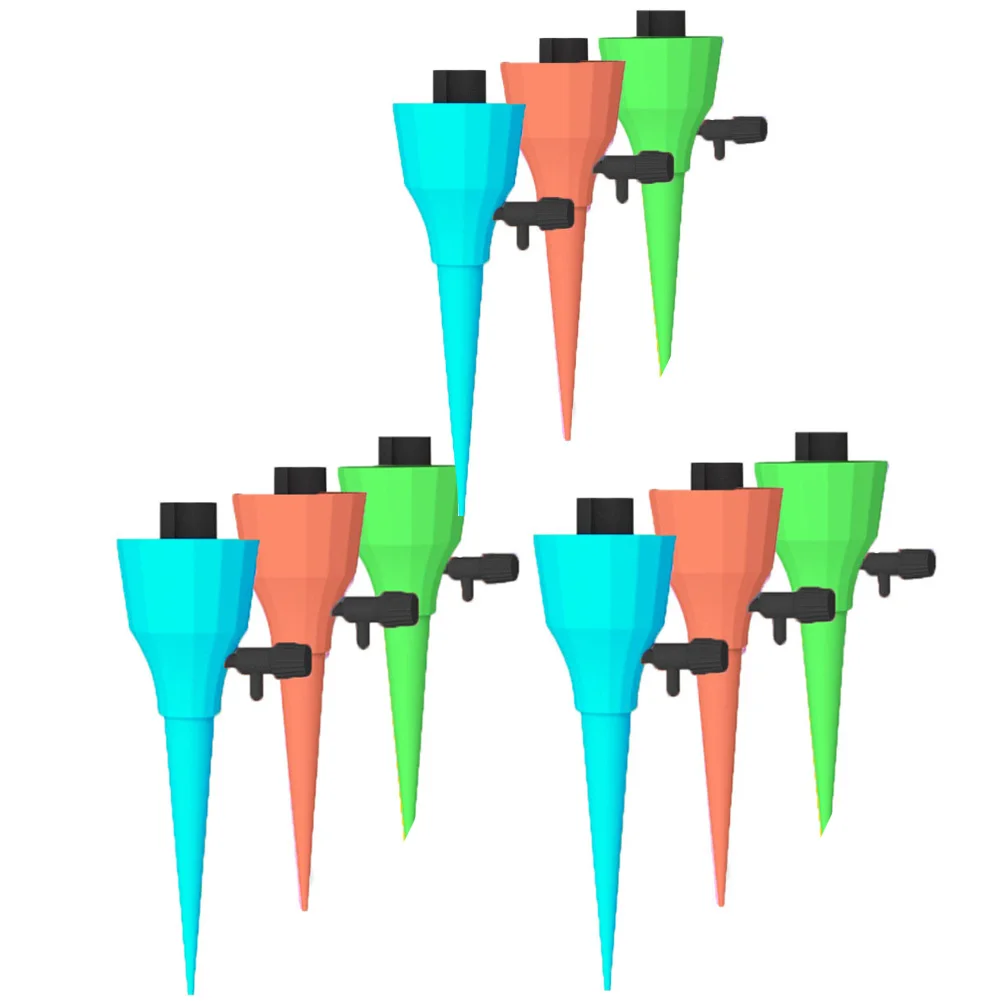 

Watering Device Professional Lawn Home Garden Automatic Adjustable Flow Dripper With Switch Spikes DIY Sprayer Plant Flowers