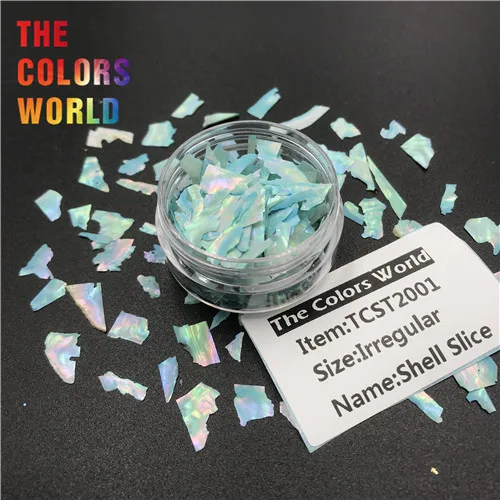 TCST2001 50g TCST-013, необычное украшение в виде ракушки, бумажные чешуйчатые Ломтики для ногтей, блестящее украшение для ногтей, стаканы для рукоделия, аксессуары для фестиваля - Цвет: TCST2001 50g