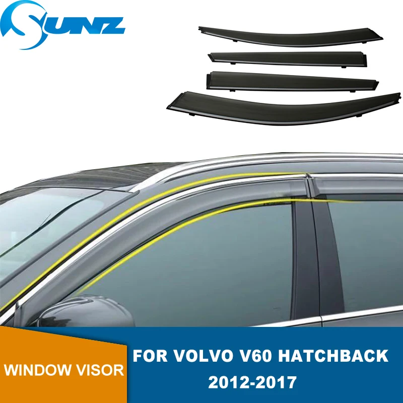 Дефлекторы бокового окна для VOLVO V60 2012 2013 2014 2015 2016 2017 2018 хэтчбек дождь козырек