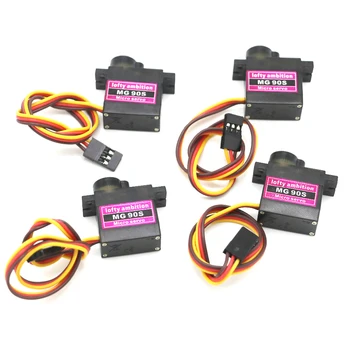 

MG90S 9g Metal Gear Upgraded SG90 Digital Micro Servos for Smart Vehicle Helicopter Boart Car