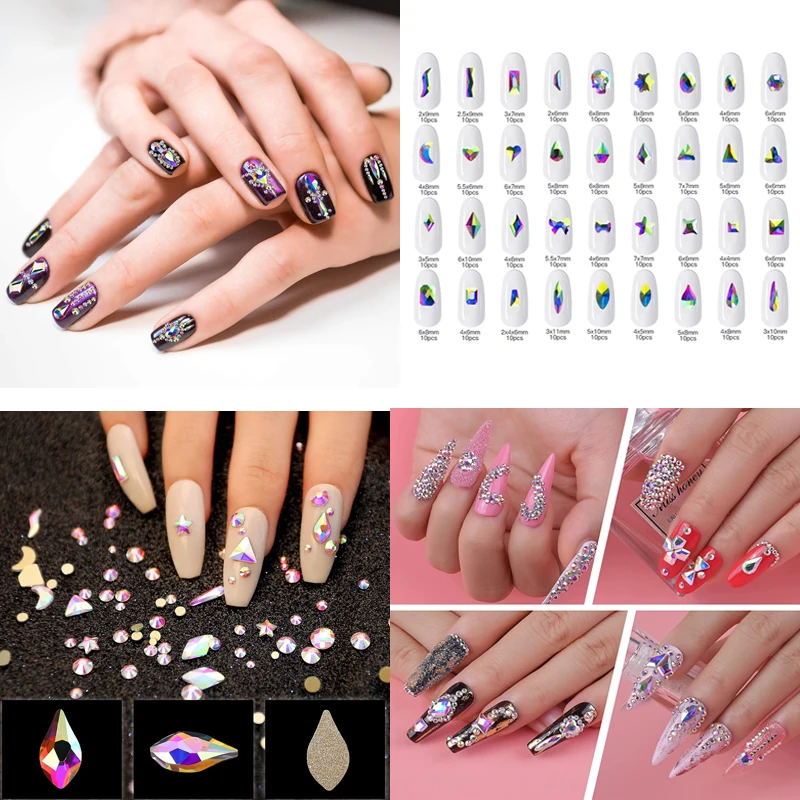 Wholesale 1440pcs/Pack Hot Sale Nail Art Rhinestones 150 shapes Flatback Crystals Nail Rhinestones For Decorations Design Wholesale 1440pcs/Pack Hot Sale Nail Art Rhinestones 150 shapes Flatback Crystals Nail Rhinestones For Decorations Design