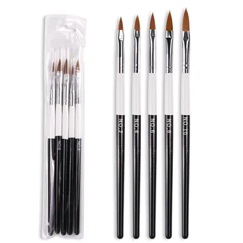 

5 Pcs 1 Set of Nail Polish Pens Nail Crystal Carved Light Therapy Pen Set Pen Painted Gradient Dot Painting Pen Manicure Tool