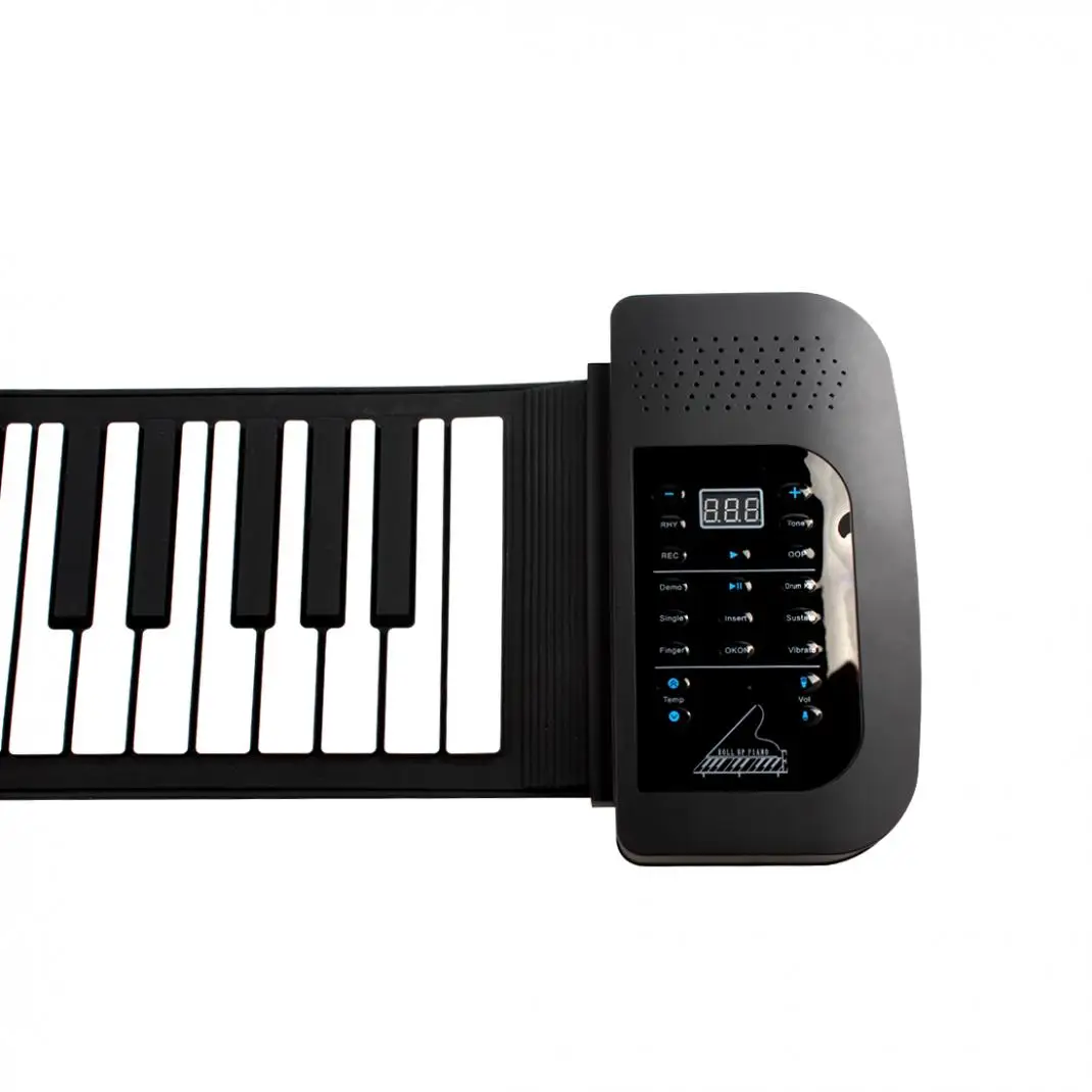 Digital à Prova Acima do Piano Konix Display Drechargeable Água Recarregável 61 Teclas 128 Tons Crianças Eletrônico Flexível Rolar Built-in Alto-falante Pa61 - Image 5