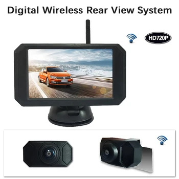 

5 Inch Car Wireless Monitor Display LCD Sn with Waterproof Night Vision Rearview Reverse Backup Camera WX5310D