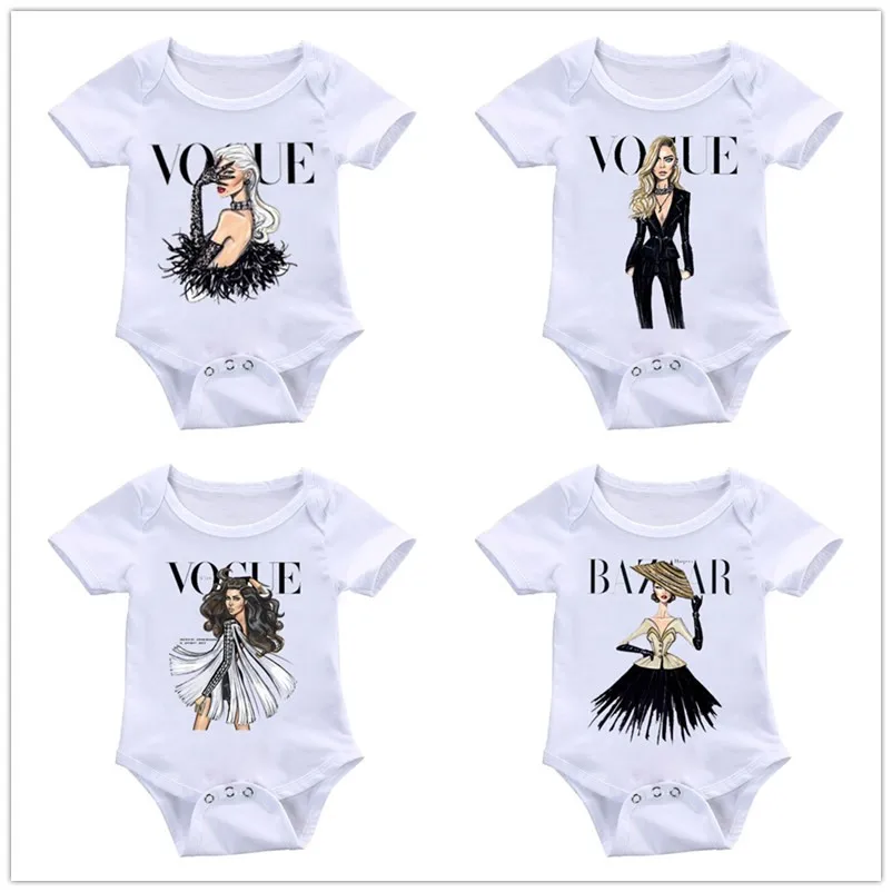 ChicLadies Baby Newborn Girls Jumpsuit Flare Long Sleeve Infant Bodysuit Outfits Cotton Romper for Baby,Gray,24M