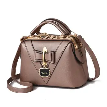 

Hot Sale New Handbag Europe and America Shoulder Bag Korean Fresh Fashion Shoulder Messenger Steel Clip Pouch