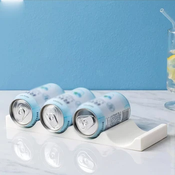 

Smart Home Refrigerator Silicone Storage Rack Fractal Stackable Storage Kitchen Fresh Drink Beer Cola Cans Storage Rack