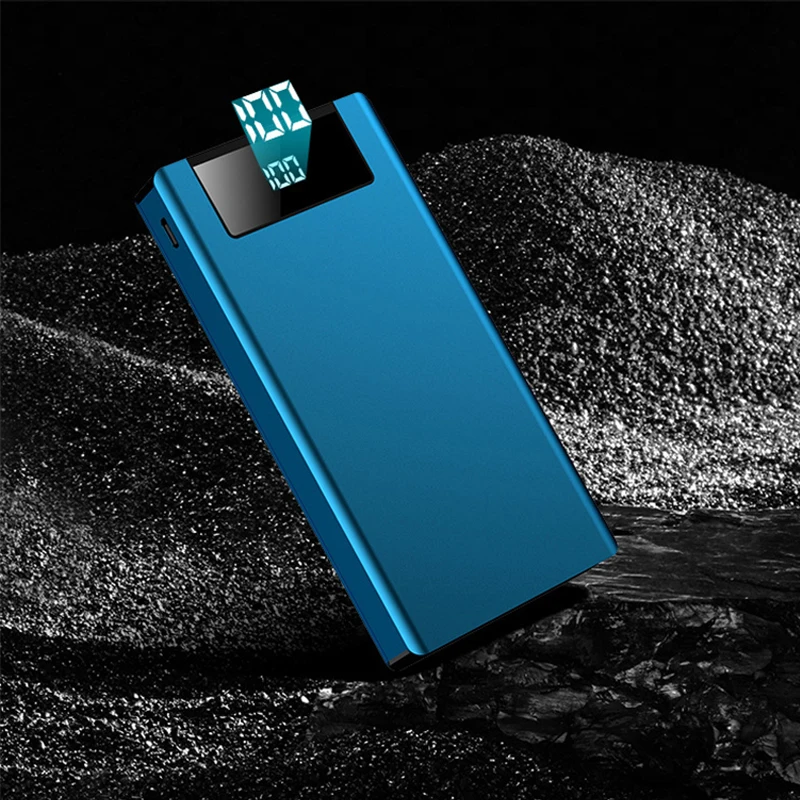 Power Bank для Xiaomi Mi iPhone Pover Bank 10000 мАч светодиодный портативное зарядное устройство с дисплеем Внешняя батарея Poverbank с подсветкой Быстрая зарядка