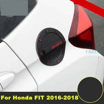 

For Honda FIT JAZZ 2016-2018 Car fuel tank cap decoration stickers body fuel tank stickers decorative sequins car adorn