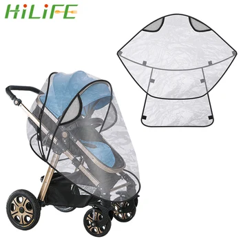 

Wind Dust Shield Baby Stroller Pushchair Pram Rain Cover Universal Baby Stroller Raincover Transparent Waterproof Rain Cover