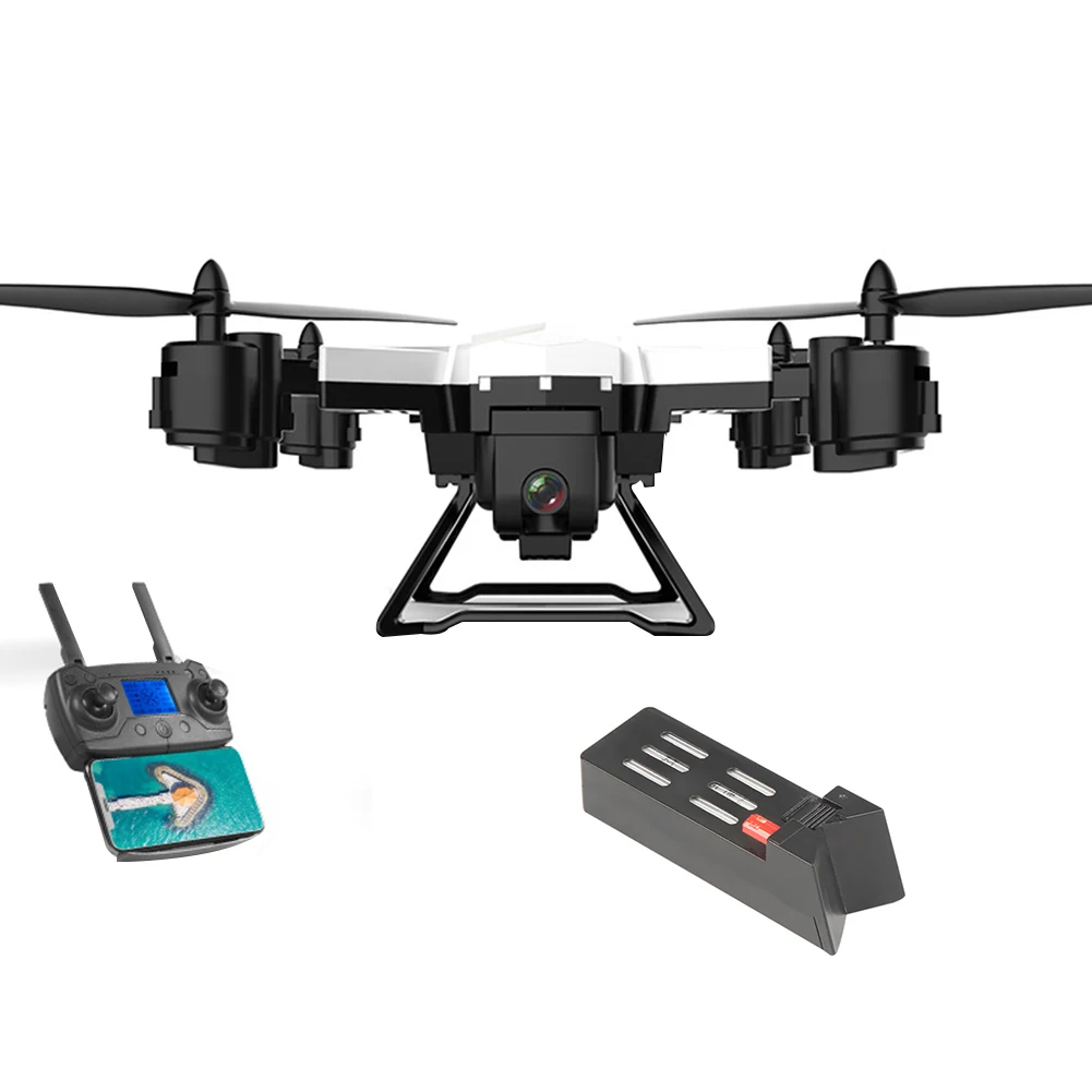 4K GPS RC Drone HD 5G WIFI FPV Drones flight 20 Minutes Quadcopter Remote Control Distance 2km Drone Camera - Цвет: White 1 Battery