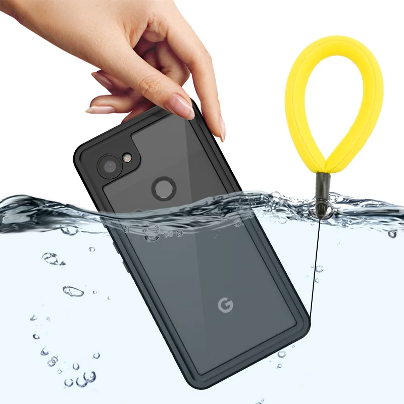 Tanie 100% wodoodporne etui do Google pikseli 3A 3A XL, odporna na wstrząsy pływanie nurkowanie pokrywa dla pikseli 3AXL pod wodą typu „ Float ”ochronny Coque