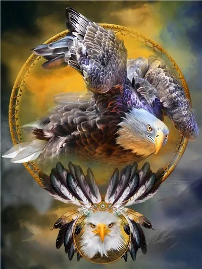 

5D DIY Diamond Painting Animal Owl Diamond Embroidery Owl Picture Full drilling Diamond Cross stitch Home Decoration