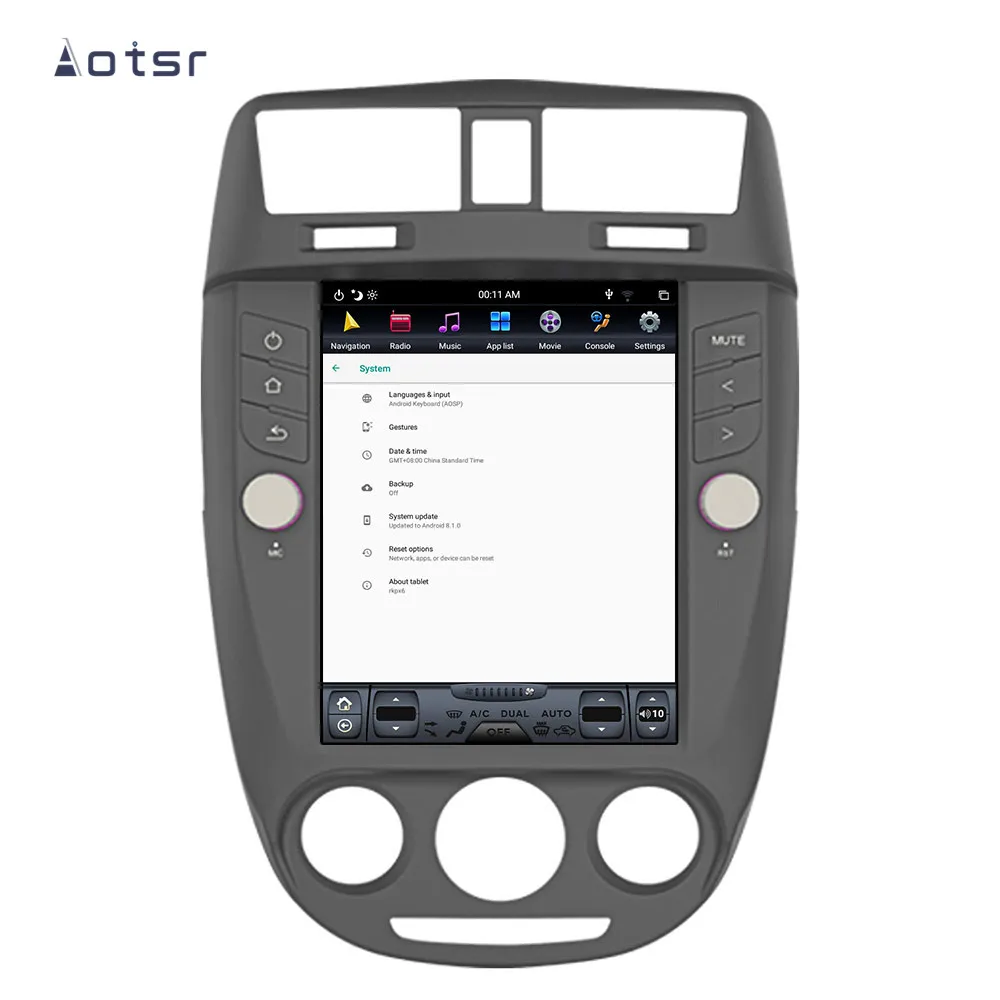 Discount Android 8.1 Vertical screen Tesla style GPS Navigation For Buick Excelle 2008-2015 Auto Radio Stereo Multimedia Player Recorder 4