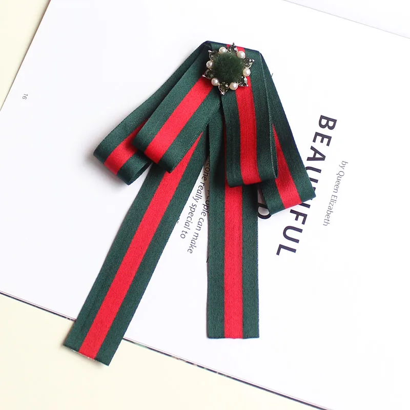 A12 Английский студенческий стиль бабочка модный галстук-бабочка креативные Женские полосатые галстуки Классический девичий галстук рубашка воротник аксессуары - Цвет: A12