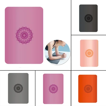 

PU Natural Rubber Yoga Mat Rectangle Flat Non-slip Elbow Support Pad Fitness Durable And Practical