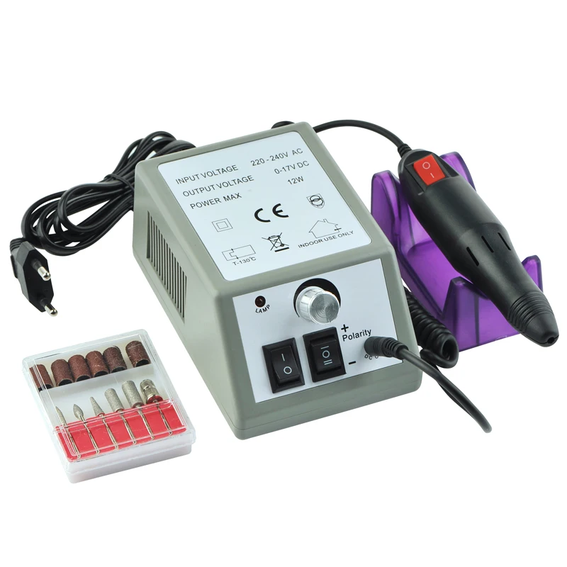

1 Set 2 Way Rotate Electric Nail Drill Machine Manicure Pedicure Drill Bit Files Tools Gel Polish Cutter Professional Apparatus
